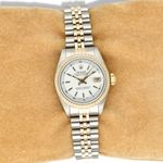 Rolex Lady-Datejust 69173 (1990) - White dial 26 mm Gold/Steel case (1/8)