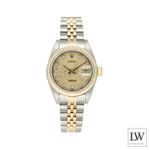 Rolex Lady-Datejust 69173 (1991) - Champagne dial 26 mm Gold/Steel case (3/8)