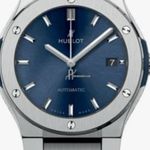 Hublot Classic Fusion Blue 548.NX.7170.NX (2024) - Blauw wijzerplaat 42mm Titanium (1/1)