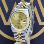 Rolex Datejust 36 16233 (1993) - Champagne dial 36 mm Gold/Steel case (6/7)