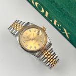 Rolex Datejust 31 68273 (1985) - Champagne dial 31 mm Gold/Steel case (1/8)