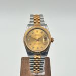 Rolex Datejust 31 68273 (1985) - Champagne dial 31 mm Gold/Steel case (3/8)