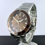 Oris Aquis Date 01 733 7730 4152-07 8 24 05PEB (2024) - Bruin wijzerplaat 44mm Staal (1/8)