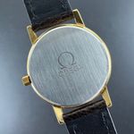 Omega Genève 136.0104 (1977) - Gold dial 35 mm Gold/Steel case (3/8)