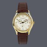 Patek Philippe Annual Calendar 5035J-001 (2000) - Champagne wijzerplaat 38mm Geelgoud (1/1)