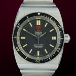 Omega Seamaster 198.0054 (1972) - Black dial 38 mm Steel case (1/8)