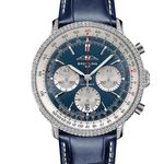 Breitling Navitimer 1 B01 Chronograph AB0139631C1P1 (2024) - Blauw wijzerplaat 41mm Staal (1/1)