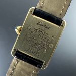 Cartier Tank 5057001 (1990) - Champagne dial 20 mm Gold/Steel case (3/8)