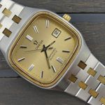 Omega Vintage 70s vintage Seamaster quartz cal. 1342 ref. 196.0135 / 396.0874 royal oak (1970) - Unknown dial 33 mm Gold/Steel case (1/8)