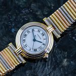 Cartier Vendome Trinity Lady Vendome (1995) - White dial 26 mm Yellow Gold case (1/8)