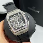 Hublot Spirit of Big Bang 642.NX.0170.RX.1104 (2024) - Transparant wijzerplaat 42mm Titanium (4/8)