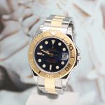 Rolex Yacht-Master 168623 (2016) - Blue dial 35 mm Gold/Steel case (8/8)