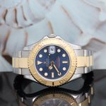 Rolex Yacht-Master 168623 (2016) - Blue dial 35 mm Gold/Steel case (2/8)