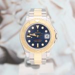 Rolex Yacht-Master 168623 (2016) - Blue dial 35 mm Gold/Steel case (3/8)
