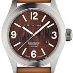 Glycine Vintage 3874.17-LB7BH (2017) - Brown dial 46 mm Steel case (1/6)