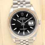 Rolex Datejust 36 126234 (2022) - Black dial 36 mm Steel case (1/8)