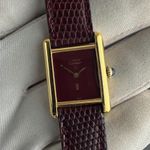 Cartier Tank Vermeil Tank Vermeil (1990) - Rood wijzerplaat 20mm Goud/Staal (2/8)