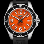 Breitling Superocean 42 A17366D7101S2 (2022) - Orange dial 42 mm Steel case (1/2)