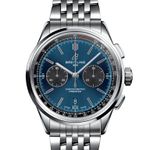 Breitling Premier AB0118A61C1A1 (2022) - Blauw wijzerplaat 42mm Staal (1/1)