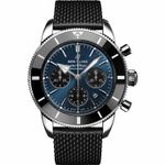 Breitling Superocean Heritage II Chronograph AB0162121C1S1 (2022) - Blue dial 44 mm Steel case (1/8)