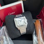 Cartier Santos WSSA0029 (2022) - Silver dial 42 mm Steel case (4/6)