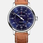 Meistersinger Perigraph AM1008 (2022) - Blue dial 43 mm Steel case (1/1)