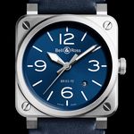 Bell & Ross BR 03-92 Steel BR0392-BLU-ST/SCA (2022) - Blauw wijzerplaat 42mm Staal (1/1)