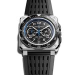 Bell & Ross BR 03-94 Chronographe BR0394-A521/SRB (2022) - Zwart wijzerplaat 42mm Staal (1/1)