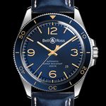 Bell & Ross BR V2 BRV292-BU-G-ST/SCA (2022) - Blauw wijzerplaat 41mm Staal (1/1)