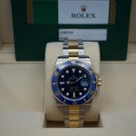 Rolex Submariner Date 116613LB (2020) - Blue dial 40 mm Gold/Steel case (6/6)