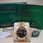 Rolex Day-Date 40 228238 (2021) - Brown dial 40 mm Yellow Gold case (1/6)