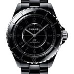 Chanel J12 H6185 (2022) - Black dial 38 mm Ceramic case (1/5)