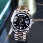 Rolex Day-Date 40 228235 (2022) - Brown dial 40 mm Rose Gold case (4/6)