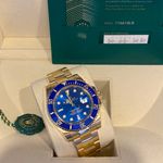 Rolex Submariner Date 116618LB (2020) - Blue dial 40 mm Yellow Gold case (1/2)