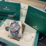 Rolex Datejust 126334 (2022) - Grey dial 41 mm Steel case (3/6)