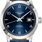 Longines Record L23214964 (2022) - Blue dial 30 mm Steel case (1/1)