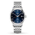 Longines Record L2.821.4.96.6 (2022) - Blue dial 40 mm Steel case (1/1)