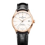 Baume & Mercier Clifton M0A10469 (2022) - White dial 39 mm Red Gold case (1/1)