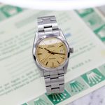 Rolex Oyster Precision 6694 (Unknown (random serial)) - Gold dial 34 mm Steel case (1/8)
