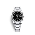 Rolex Oyster Perpetual Date 115234 (2021) - Black dial 34 mm Steel case (1/6)
