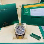 Rolex Datejust II 116333 (Unknown (random serial)) - Grey dial 41 mm Gold/Steel case (6/7)