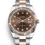 Rolex Datejust 41 126331 (2023) - Brown dial 41 mm Gold/Steel case (1/1)