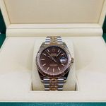 Rolex Datejust 41 126331 (2022) - Brown dial 41 mm Gold/Steel case (2/5)