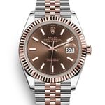 Rolex Datejust 41 126331 (2022) - Brown dial 41 mm Gold/Steel case (1/5)