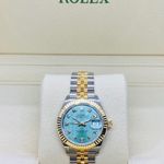 Rolex Lady-Datejust 279173-0015 (2021) - Green dial 28 mm Gold/Steel case (4/8)