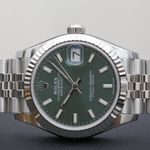 Rolex Datejust 31 278274 (2022) - Green dial 31 mm Steel case (3/9)