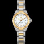 TAG Heuer Aquaracer Lady WAY1451.BD0922 (2022) - Pearl dial 27 mm Gold/Steel case (1/1)