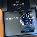 TAG Heuer Aquaracer 300M WAY201T.BA0927 (2022) - Blue dial 43 mm Steel case (2/8)