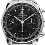 Omega Speedmaster 324.30.38.50.01.001 (2025) - Zwart wijzerplaat 38mm Staal (1/7)