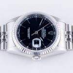 Rolex Datejust 36 16234 (1995) - Black dial 36 mm Steel case (5/8)